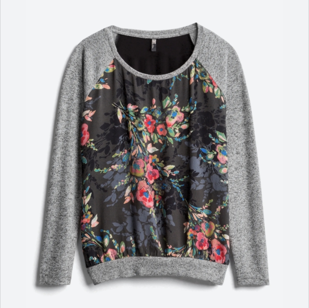 KUT FROM THE KLOTH Benter Mixed Material Top